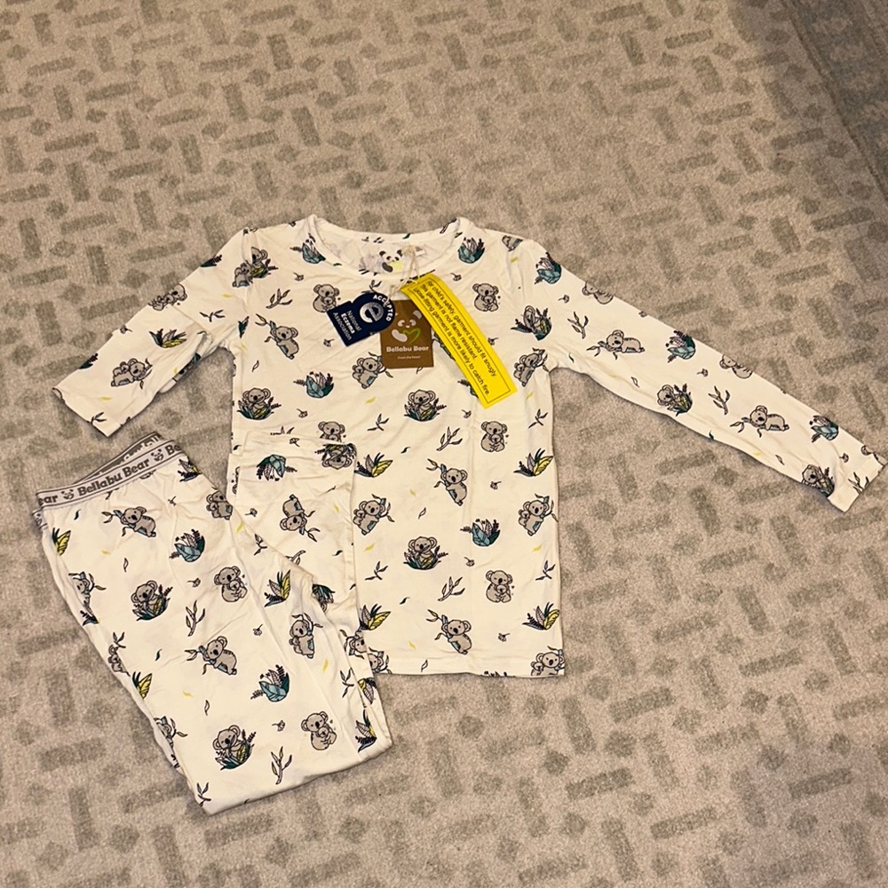 Bellabu Bear Koala Bamboo Kids Pajamas
